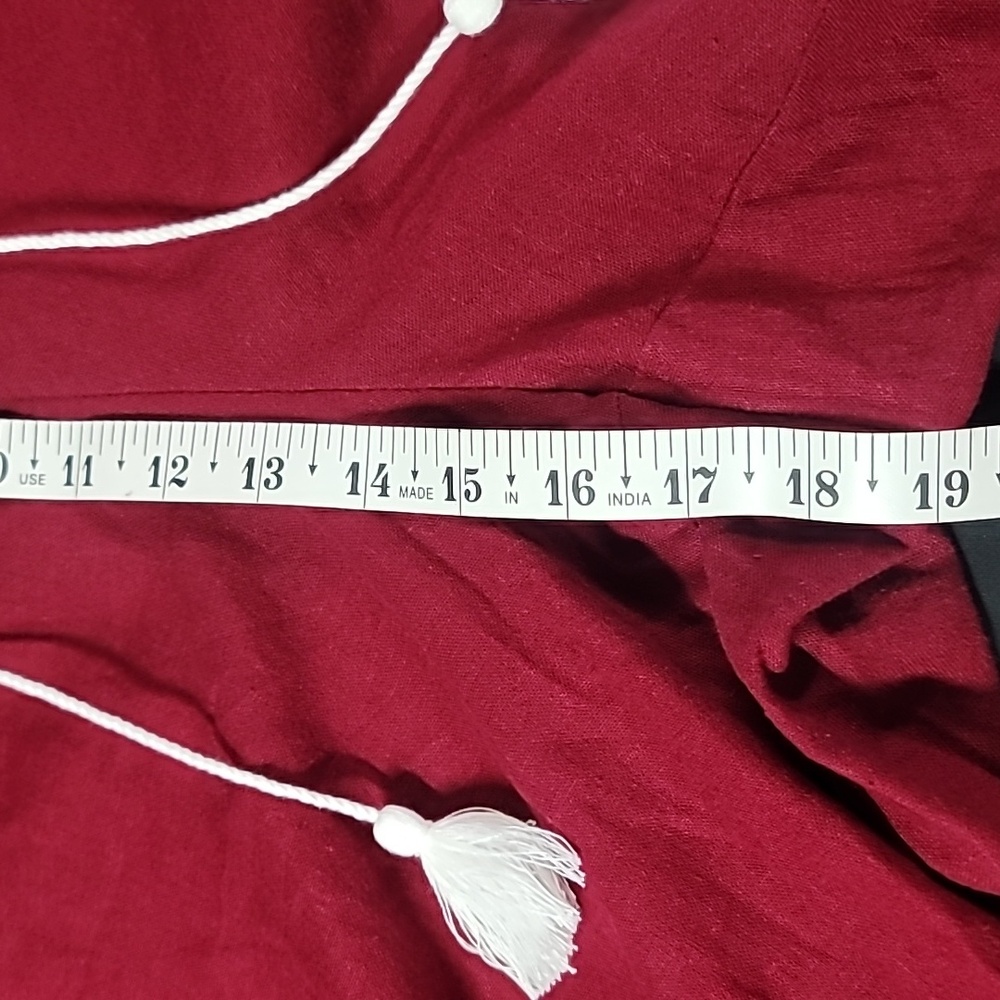 AVA & VIV Maroon Wide Legs Pants Size 3x - Picture 3 of 11